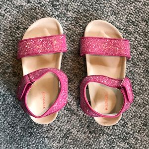 Jcrew Crewcuts girls glitter sandals